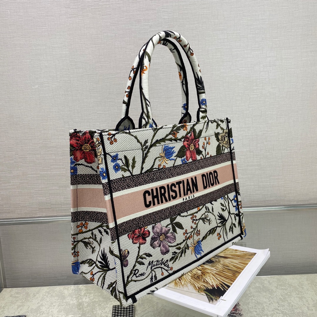 Christian Dior Medium Dior Book Tote Bag By Maria Grazia Chiuri For Women 14in/36cm CD