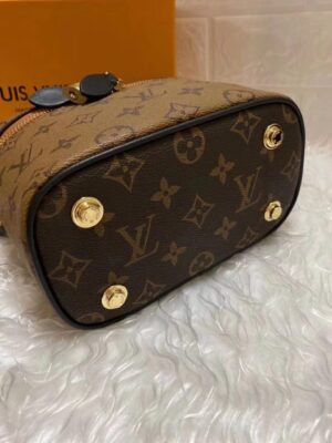 Louis Vuitton Vanity PM Monogram And Monogram Reverse Canvas By Nicolas Ghesquiere For Women, Women’s Handbags, Shoulder And Crossbody Bags 7.5in/19cm LV M42264