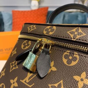 Louis Vuitton Vanity PM Monogram And Monogram Reverse Canvas By Nicolas Ghesquiere For Women, Women’s Handbags, Shoulder And Crossbody Bags 7.5in/19cm LV M45165